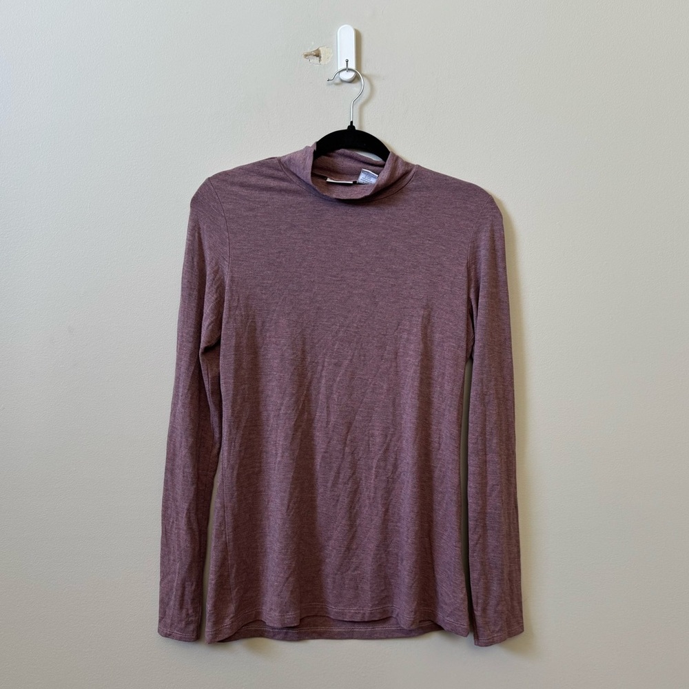 KENAR women’s mock neck Maeve long sleeve lightweight top
